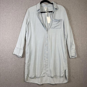 Brand New Flawless Women's Size Small 100% Tencell 3/4 Sleeve Button Up Top